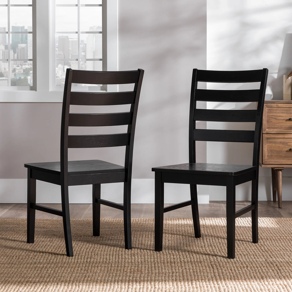 Set of 2 Black Dining Chair P86588