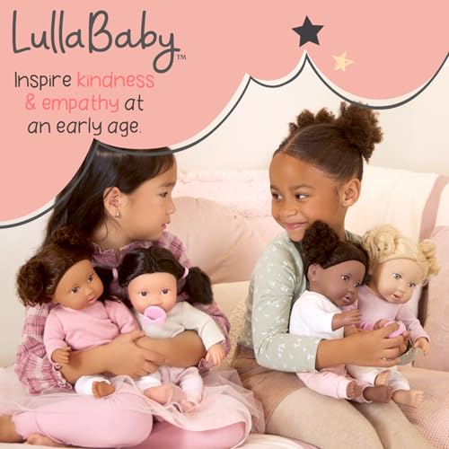 14-Inch Baby Doll Nursery Playset with High Chair, Playpen & Jogger Stroller D4828