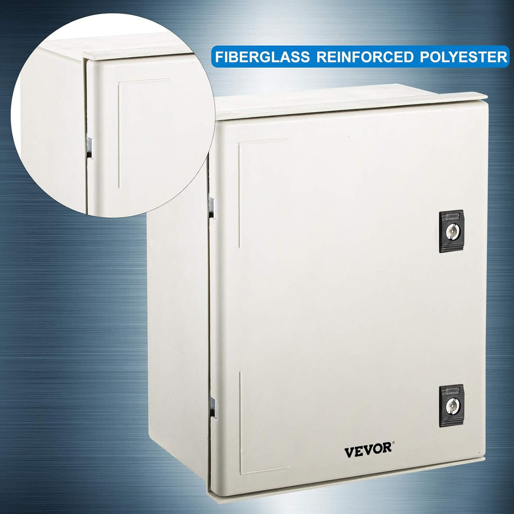 16 x 12 x 8'' NEMA 4X Fiberglass Electrical Enclosure Q500583