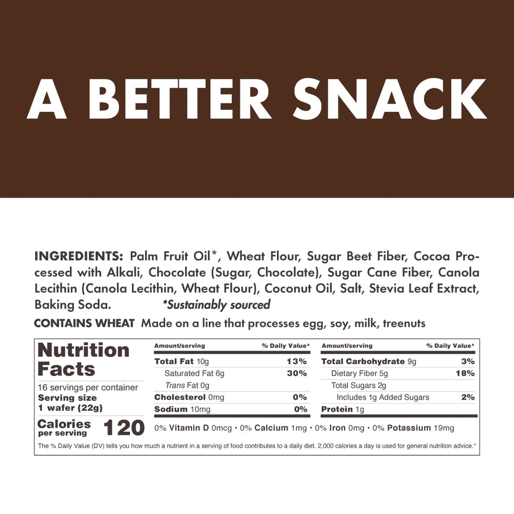 Dark Chocolate Wafer Snacks 16-Pack Q789