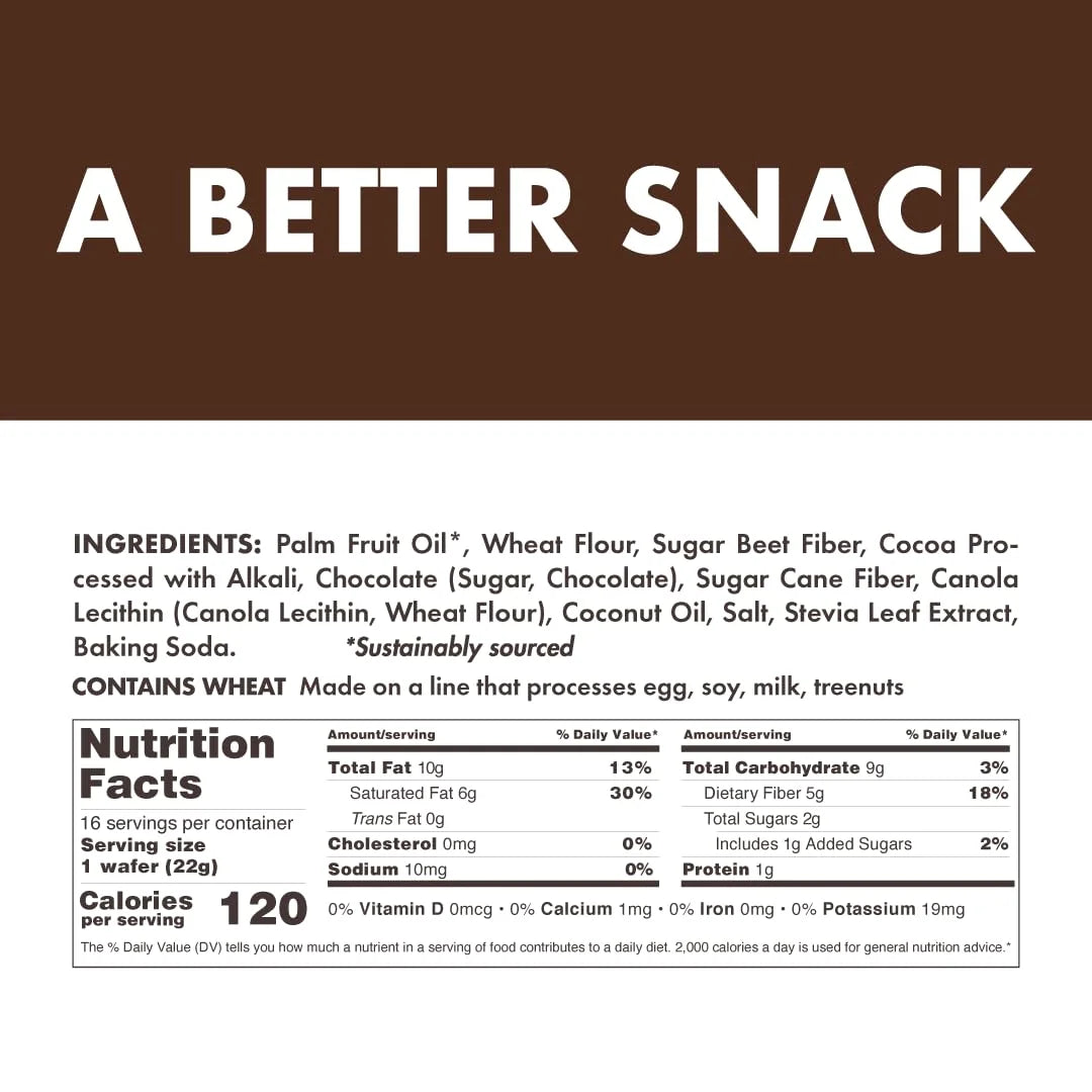 Dark Chocolate Wafer Snacks 16-Pack Q789
