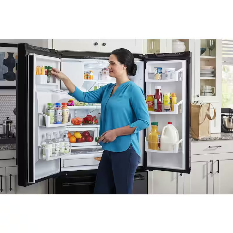 25 cu. ft. Black French Door Refrigerator L22332