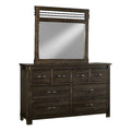 Wood Drawer Dresser & Mirror M269