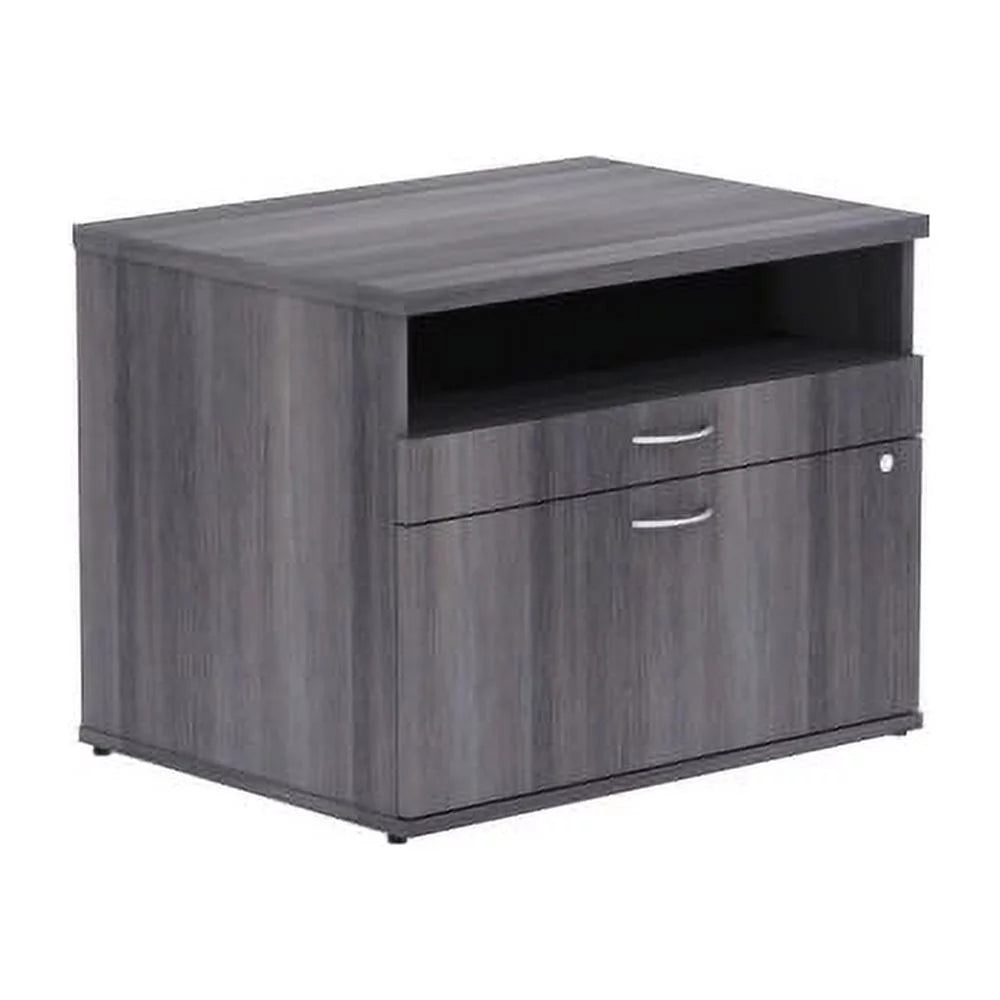 Charcoal Laminate 2 Drawer Credenza I256