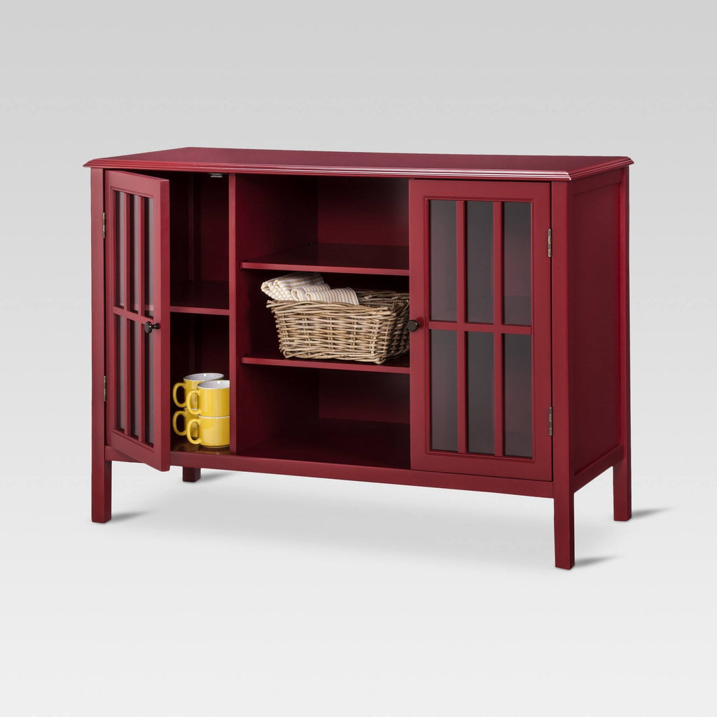 2 Door Storage Cabinet with Center Shelves Y4520