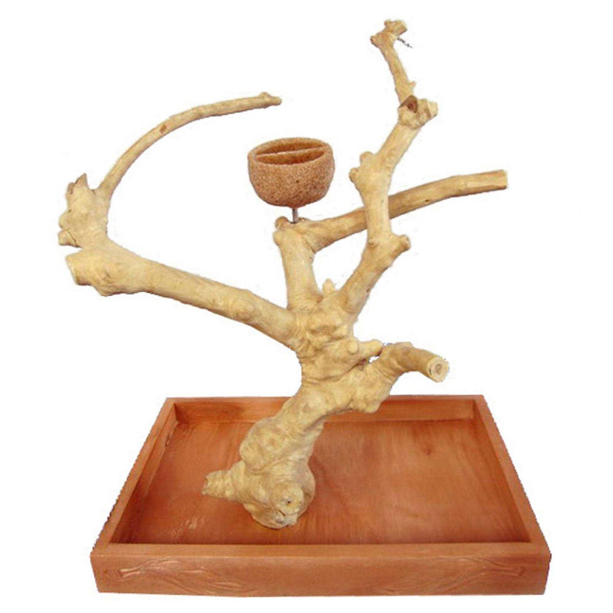 Medium Java Wood Table Top Play Stand T26086