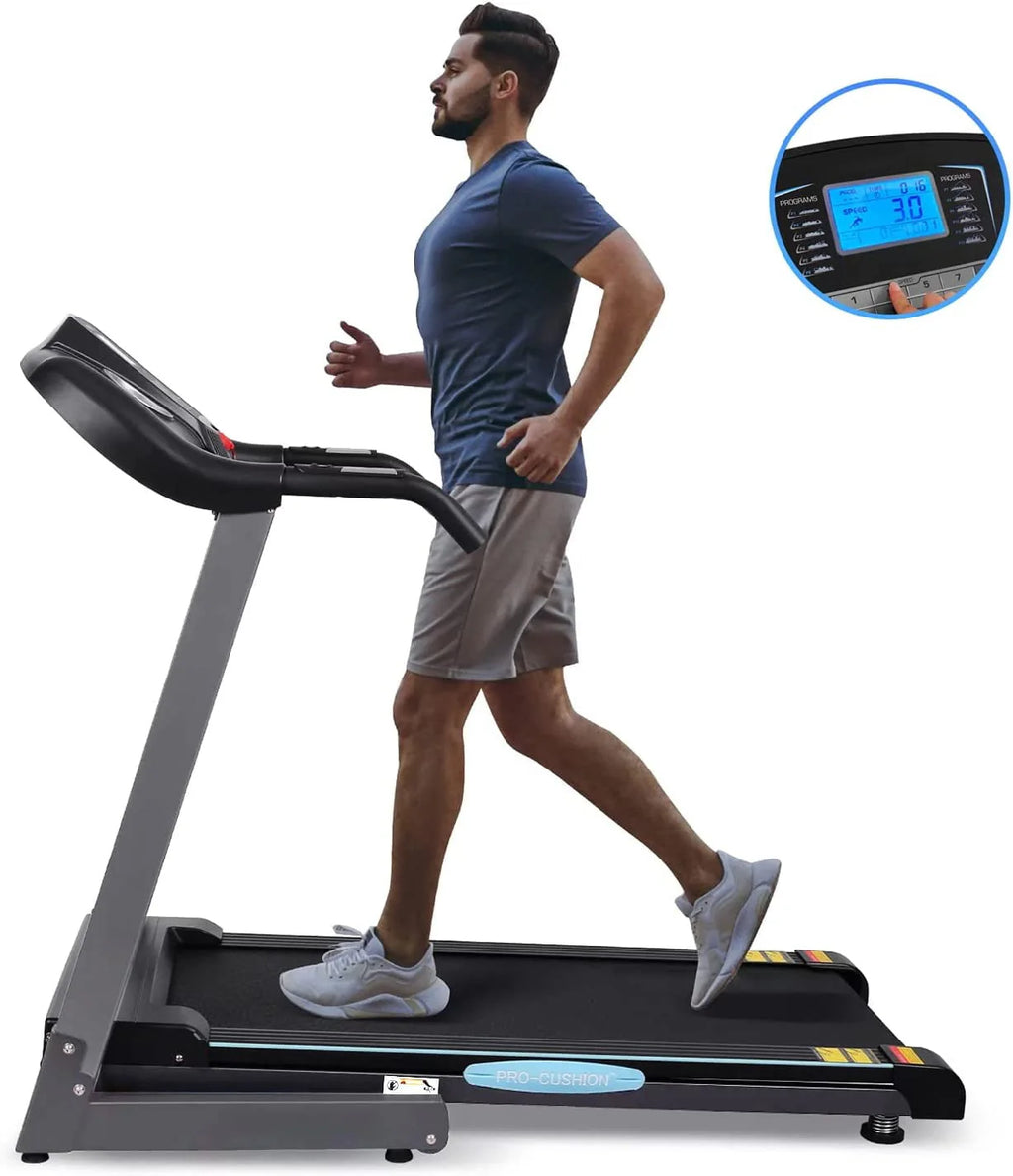 Folding Treadmill with 12-Level Automatic Incline G41945