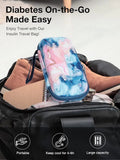 Portable Insulin Cooler Travel Case and 4 Gel Ice Packs C275