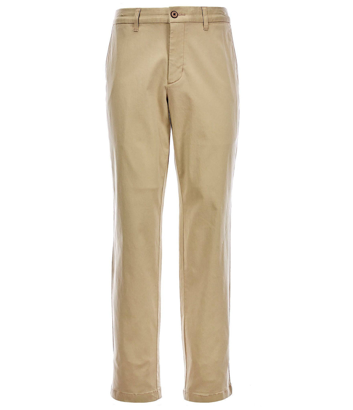 White Flat Front Chino Pant T169585