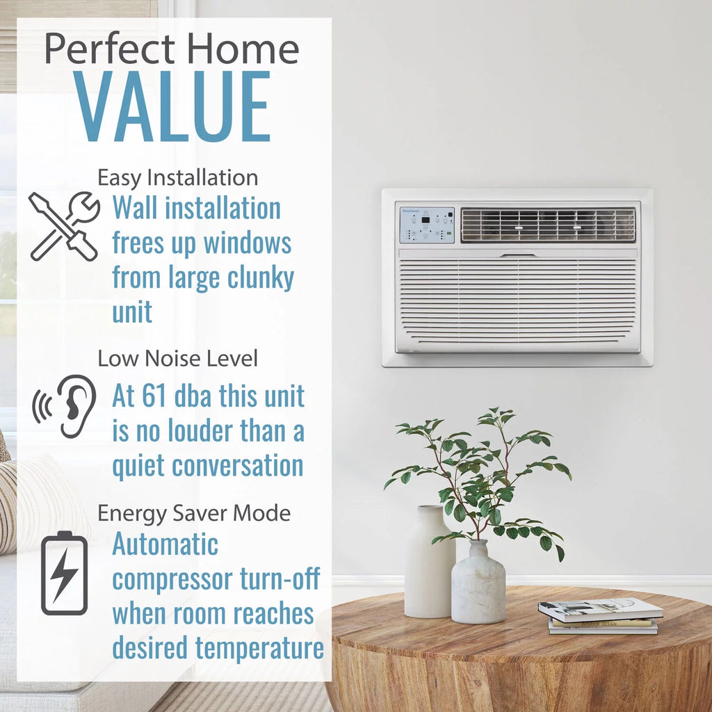 12,000 BTU White Through-the-Wall Air Conditioner G54236