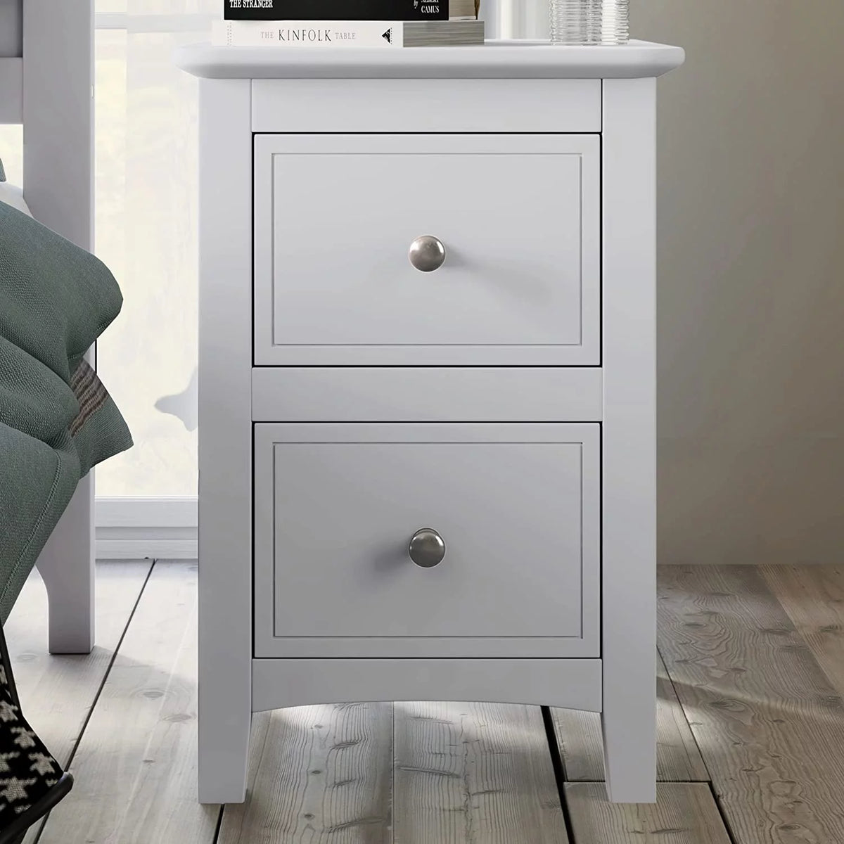 White 3 Piece Wood Bedroom Set with Full Size Bed Y942105