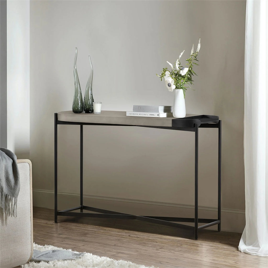 Modern Metal Concrete Console Table E6807