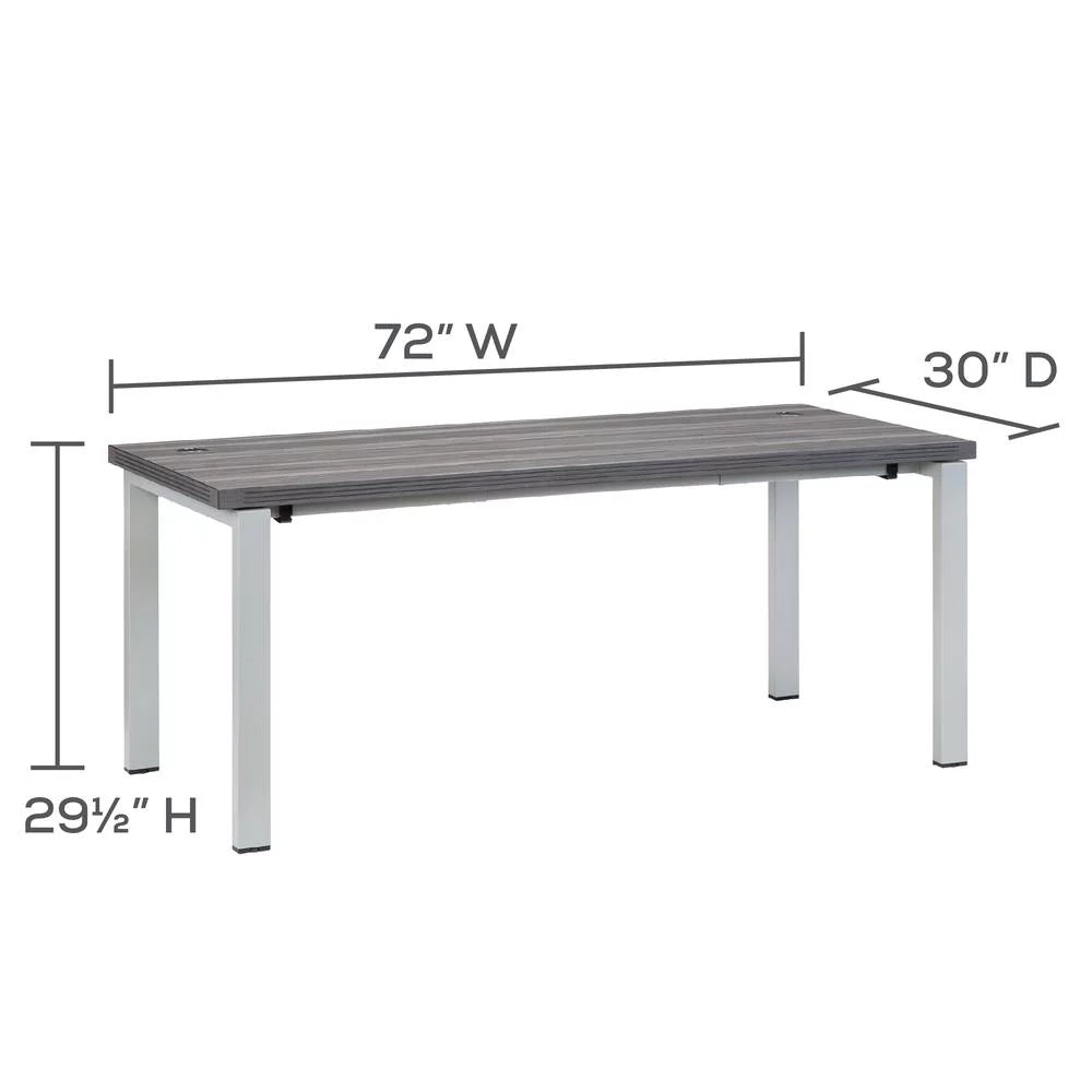 Desk with Straight Top V48880