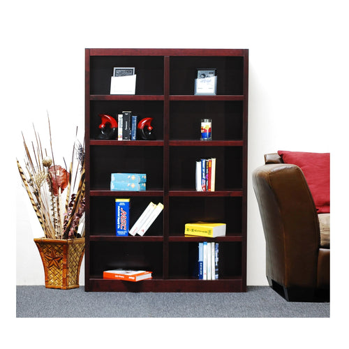 10 Shelf Oak Bookcase D622