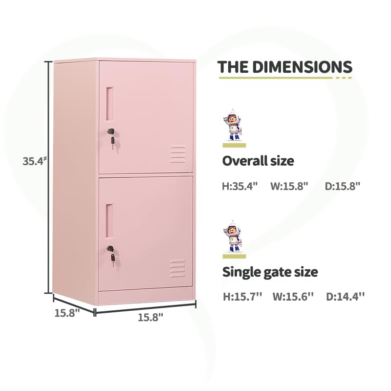 3 Door Metal Vertical Storage Locker R323631