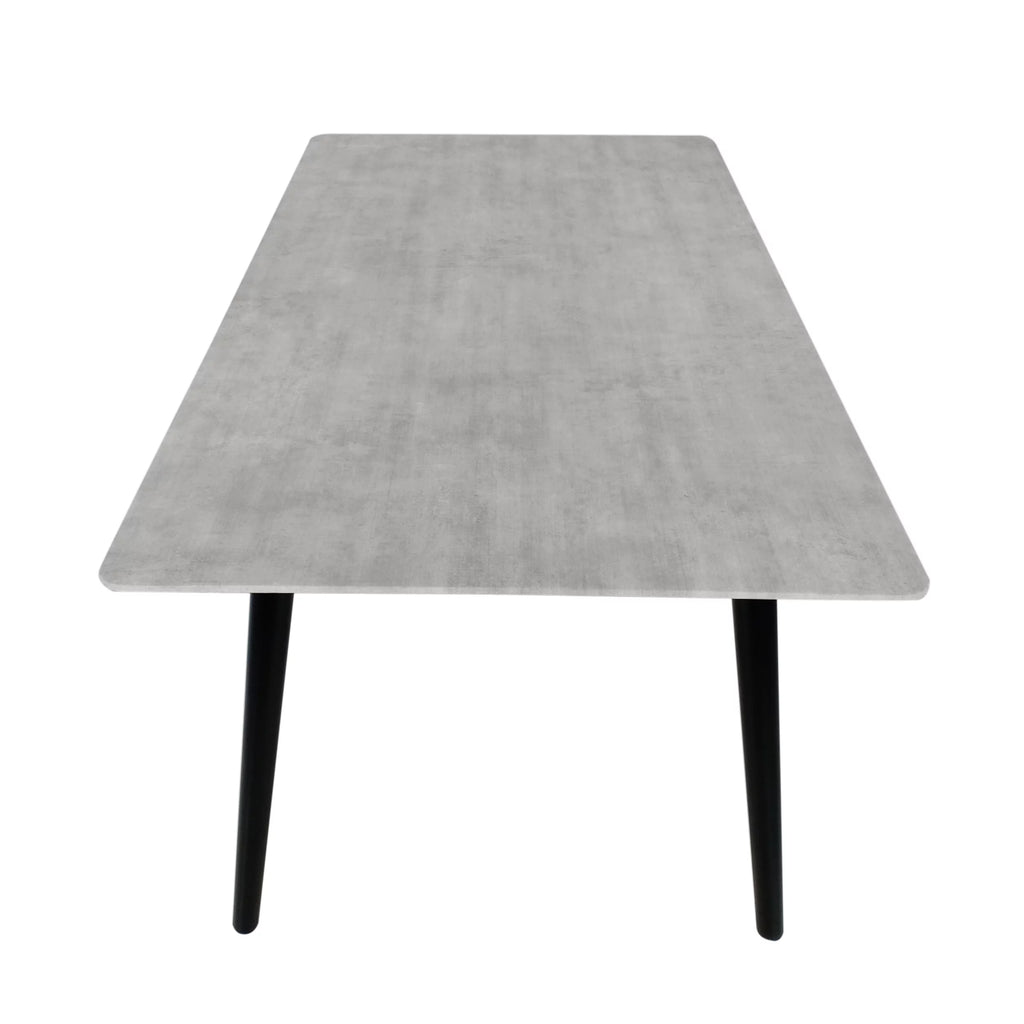 Gray Resin Rectangular Dining Table S55167