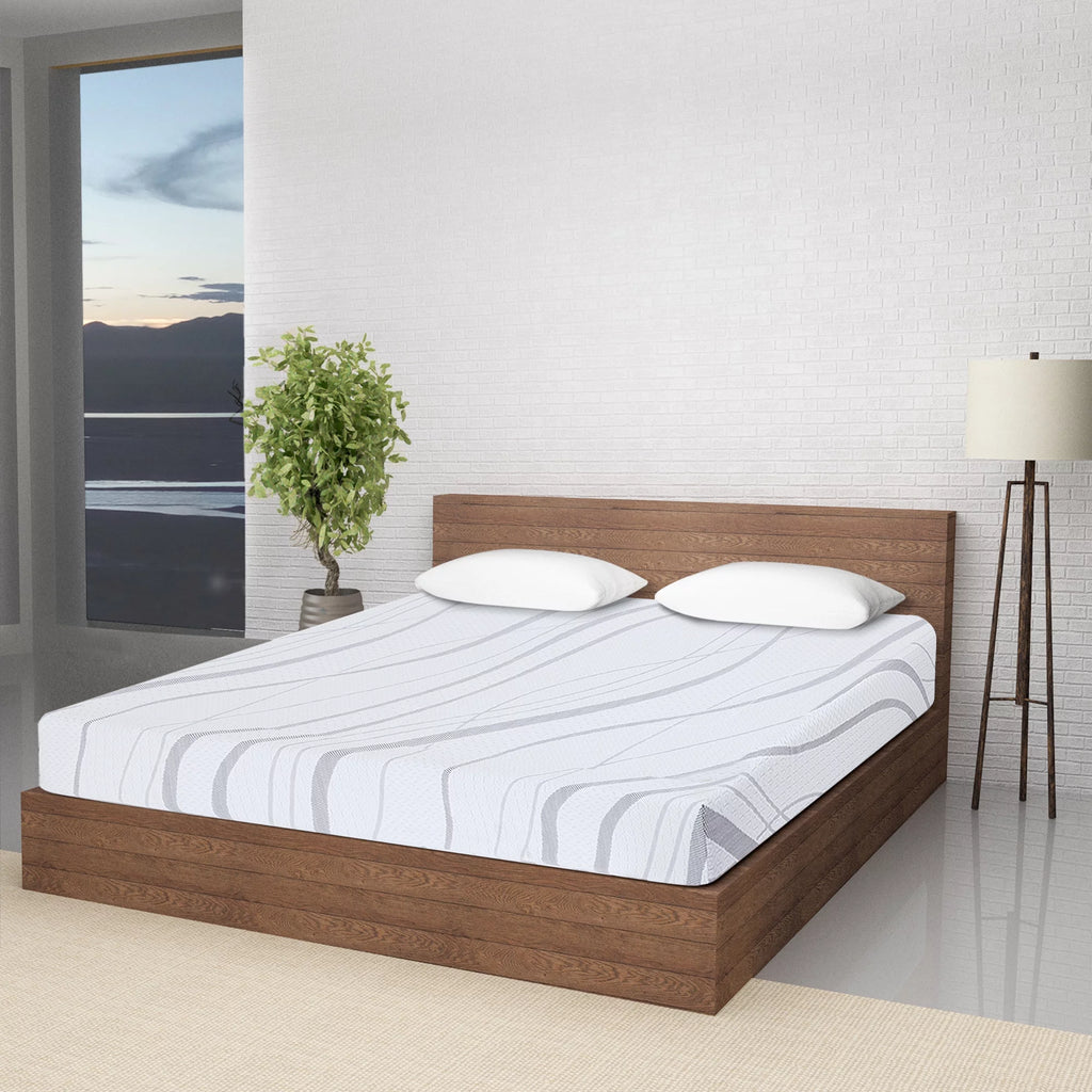 10 Inch Gel Memory Foam Mattress Medium Firm Full Size I51989