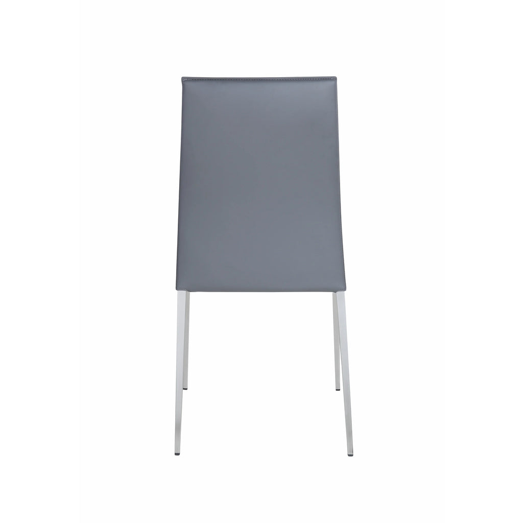 Grey Stackable Dining Chair Set of 4 C3356