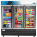 78 in. Three Glass-Door Merchandiser Refrigerator 53 Cu ft. X856579