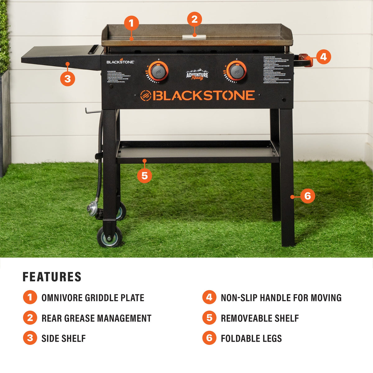 2-Burner Propane Griddle D4315
