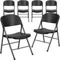 Black Plastic Folding Chair U445011