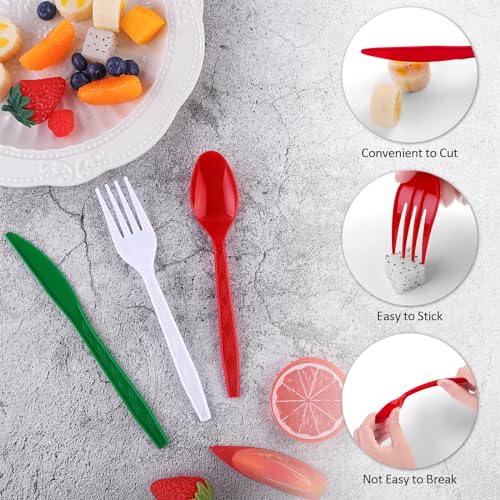 360 Pcs Disposable Plastic Flatware Set B67254