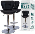Adjustable Bar Stools Set of 2 White P531