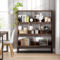 3 Tier 7-Cube Open Shelf Bookcase with Metal Leg K87504
