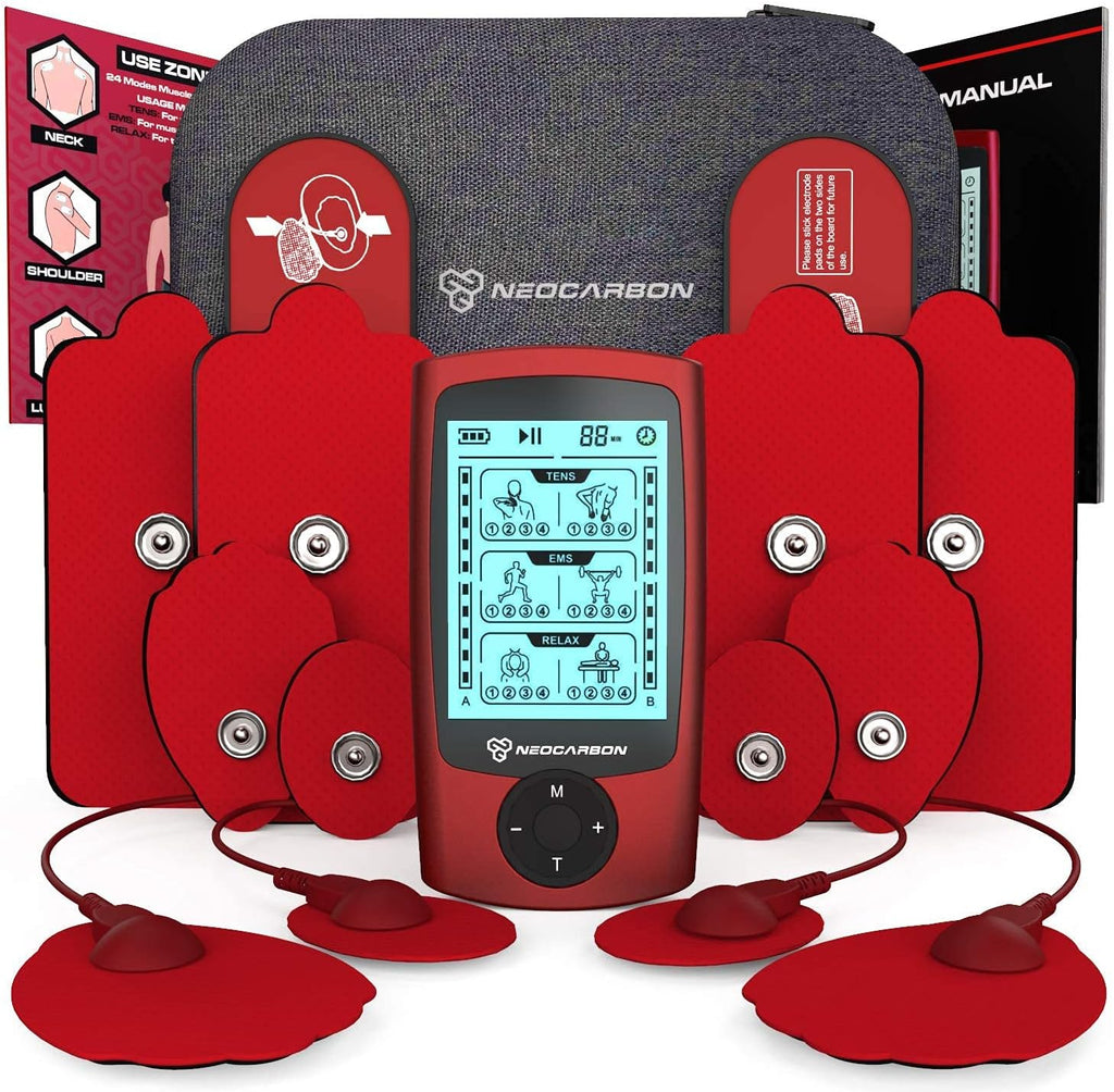 TENS EMS Muscle Stimulator with 16 Electrode Pads G884508