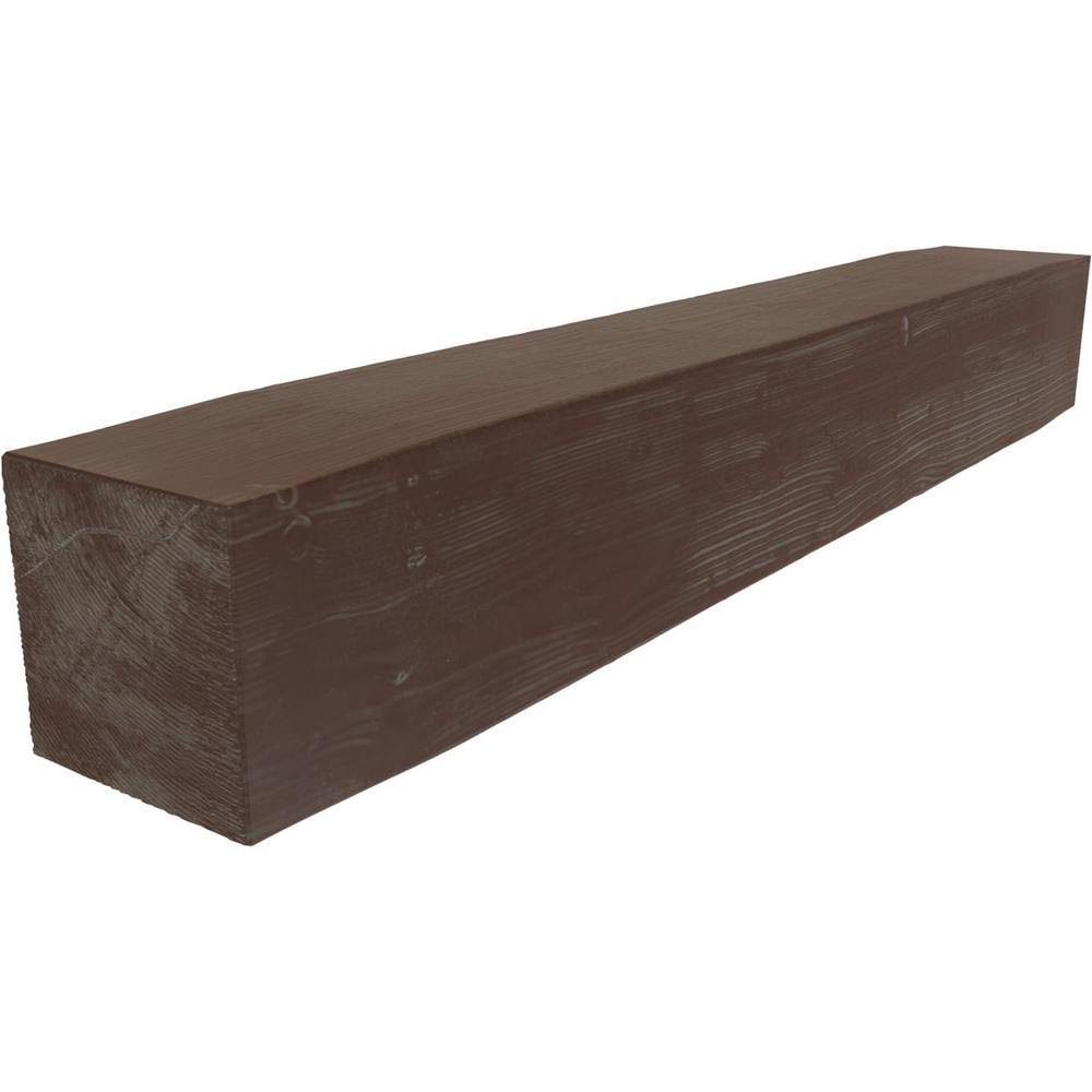 Sandblasted Faux Wood Fireplace Mantel X299