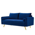 Blue Velvet Sofa O49392