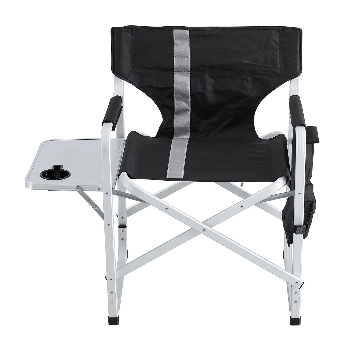 2-piece Padded Folding Oversized Chair with Side Table and Storage Pockets I326686