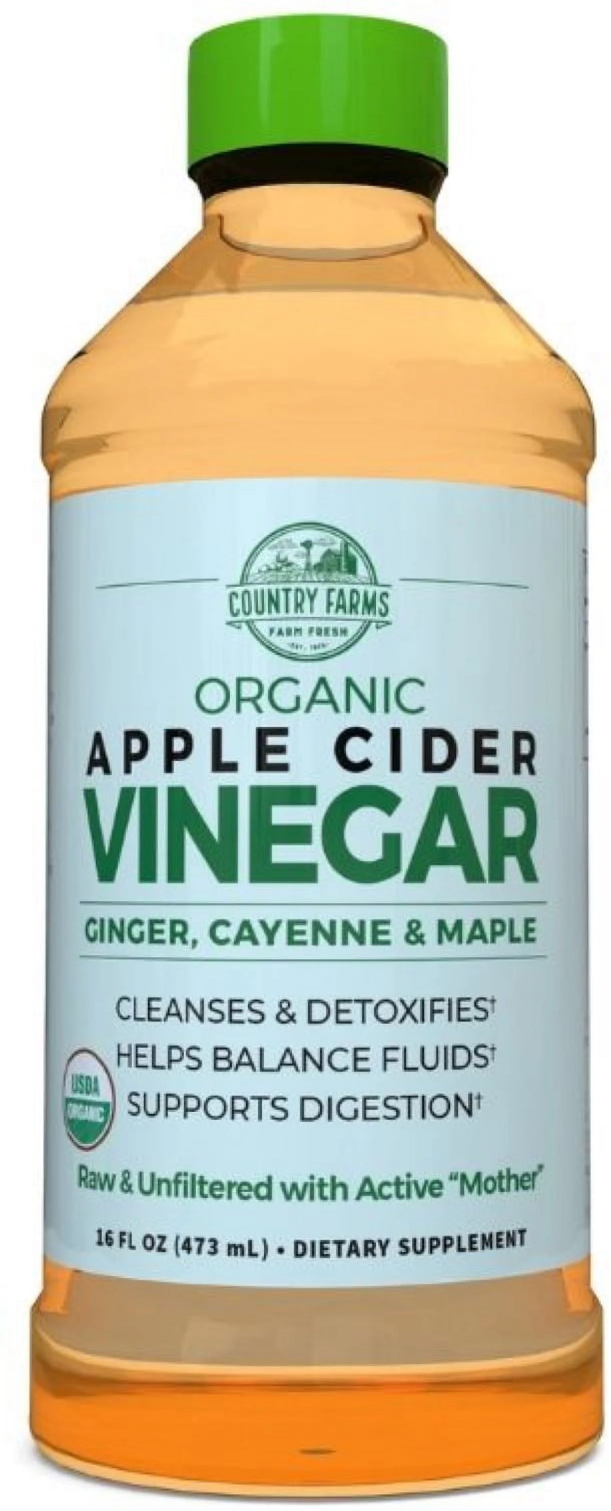 Organic Apple Cider Vinegar 16 oz 3-Pack A7153
