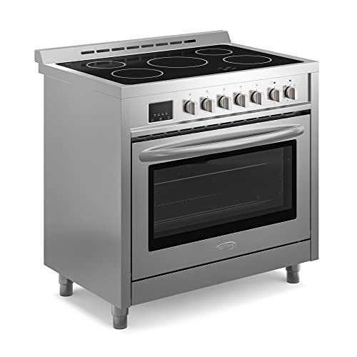 36 Inch Electric Range Oven with Ceramic Cooktop, Stainless Steel, 4.3 cu. ft. Z43584