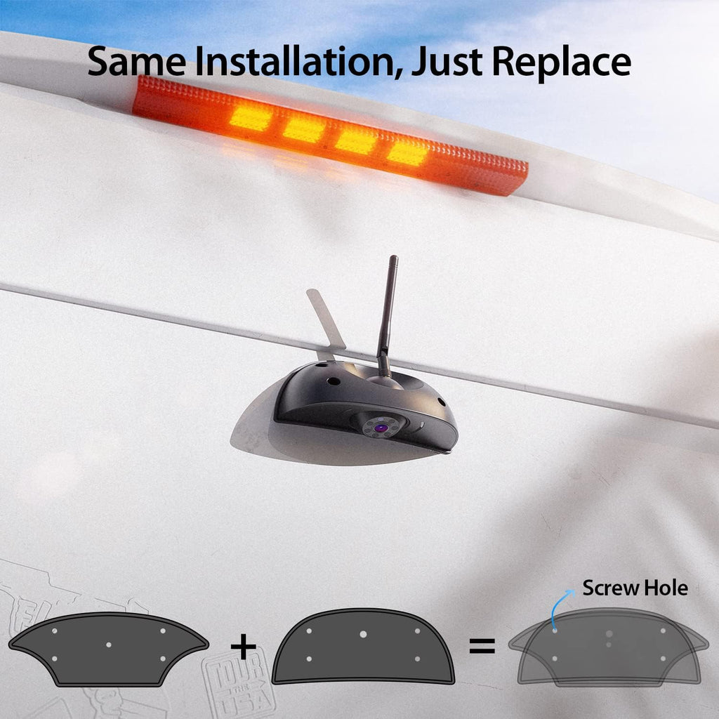 Wireless Backup Camera with 5'' Monitor & DVR C956669