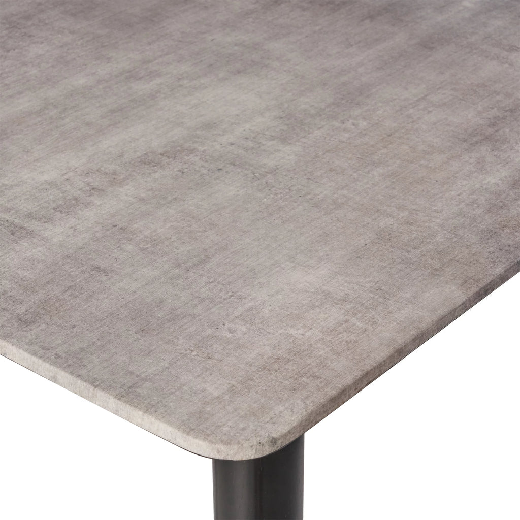 Gray Resin Rectangular Dining Table S55167