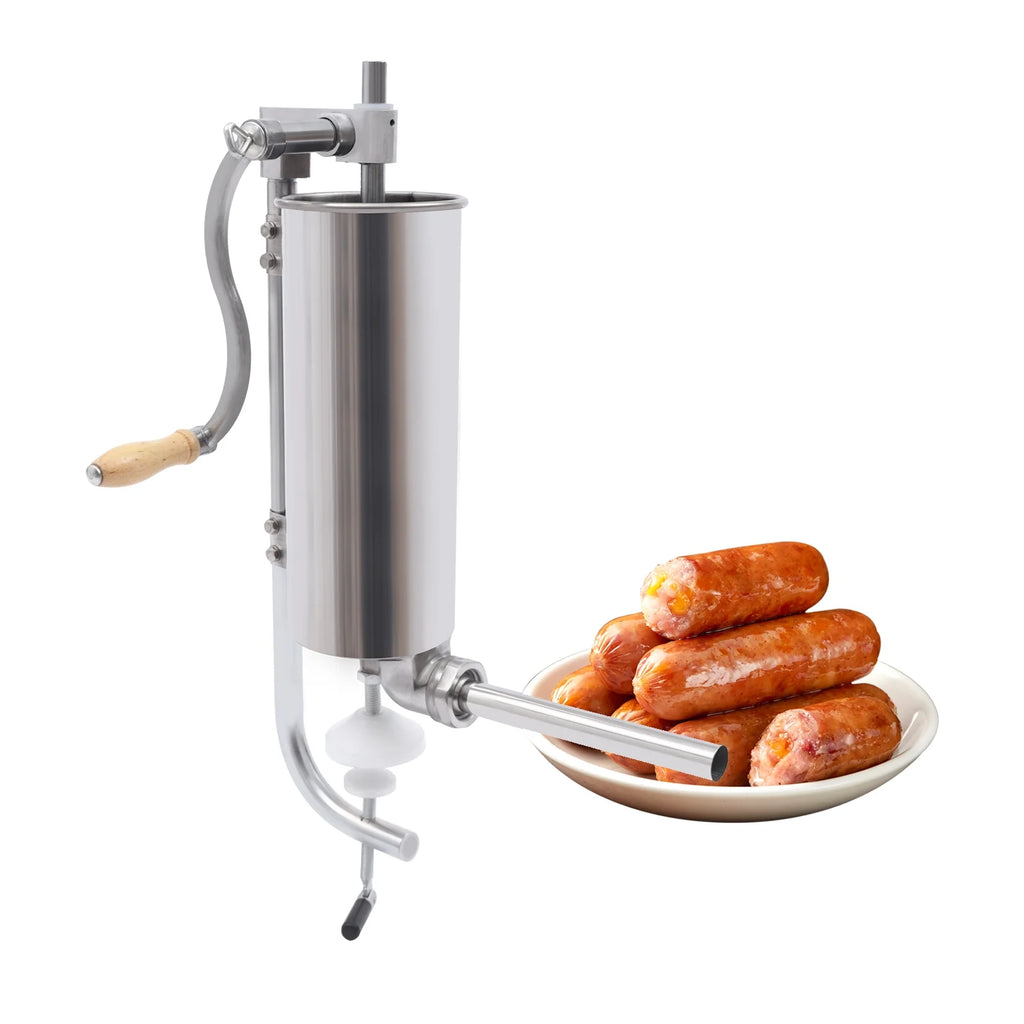 6LBS/3L Stainless Steel Vertical Sausage Stuffer A957725