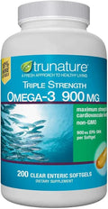 Triple Strength Omega-3 900 mg Fish Oil 200 Enteric Softgels P86965