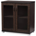 Dark Brown Curio Cabinet W533