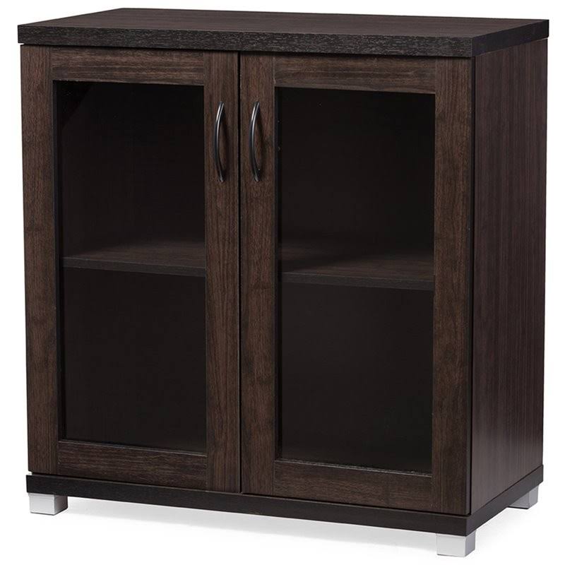 Dark Brown Curio Cabinet W533