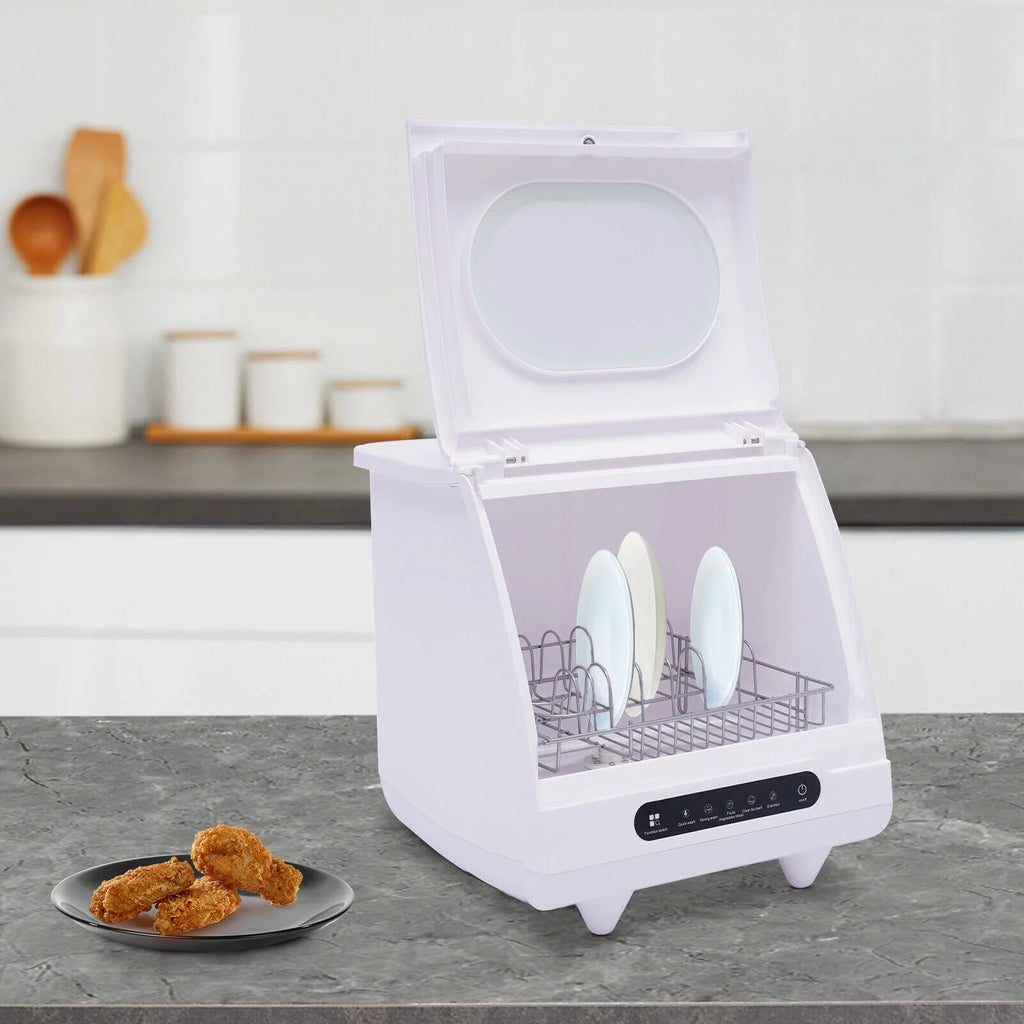 Portable Countertop Dishwasher 5 Washing Programs Mini Dishwashers Z655074