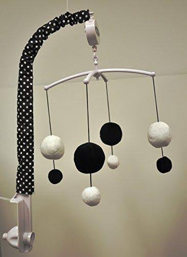 White/Black 10 PC Crib Set W482