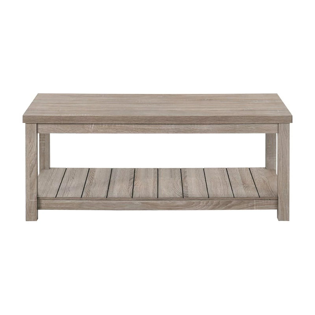 3-Piece Wood Coffee Table Set in Gray A57790