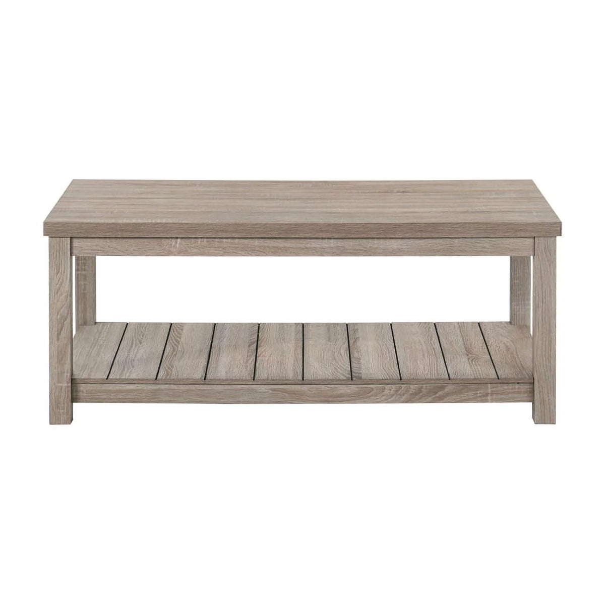 3-Piece Wood Coffee Table Set in Gray A57790