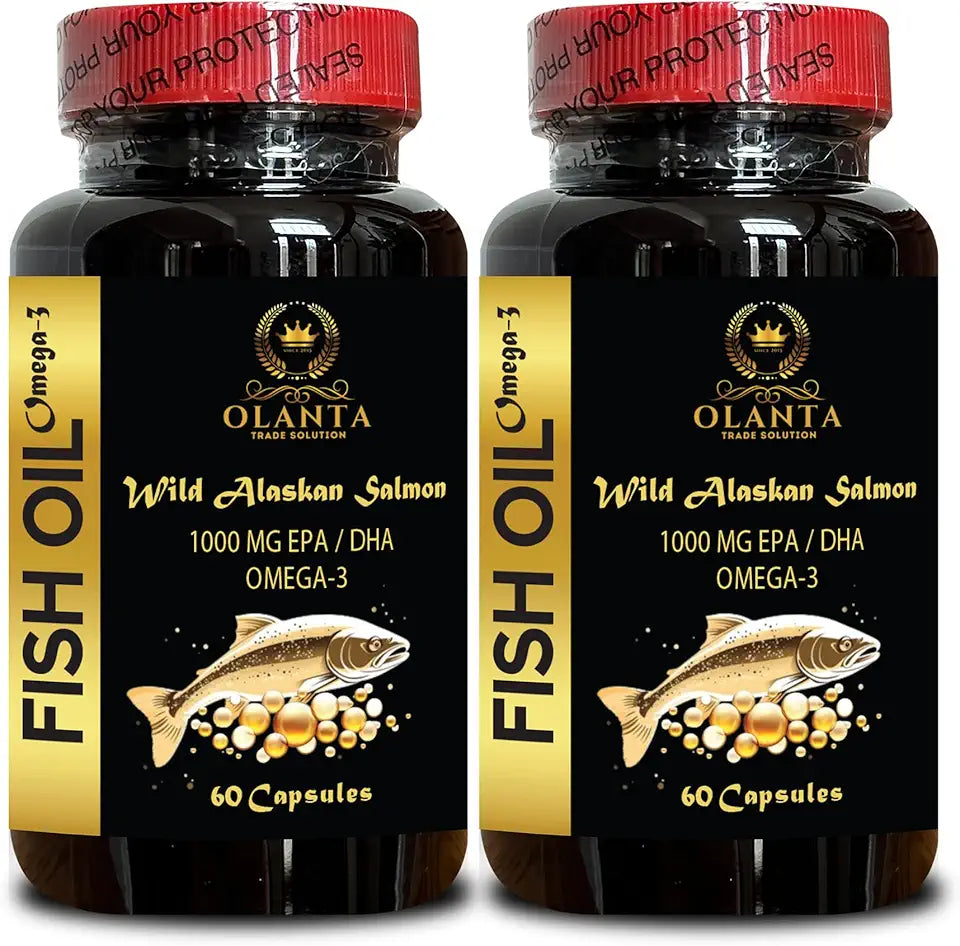 Wild Alaskan Fish Oil Omega 3 Supplements 120 Capsules H321112