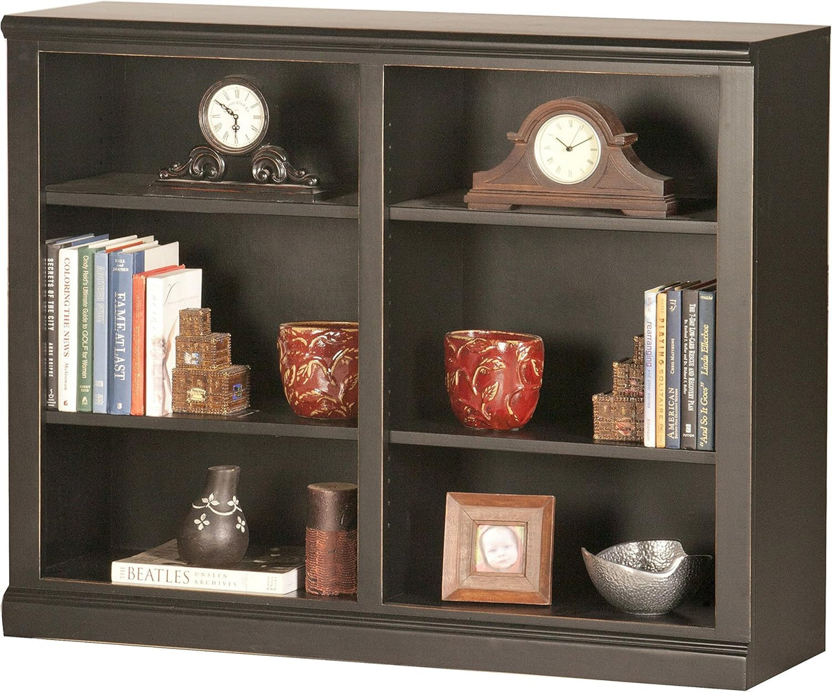 Midnight Blue Double Wide Bookcase E496