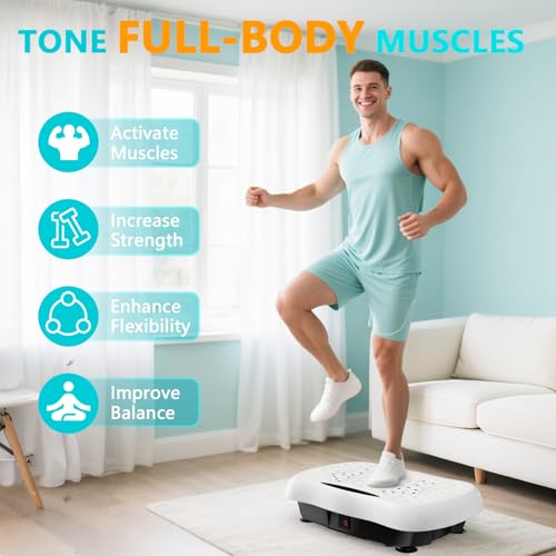 Vibration Plate Exercise Machine with 120 Speeds J82609