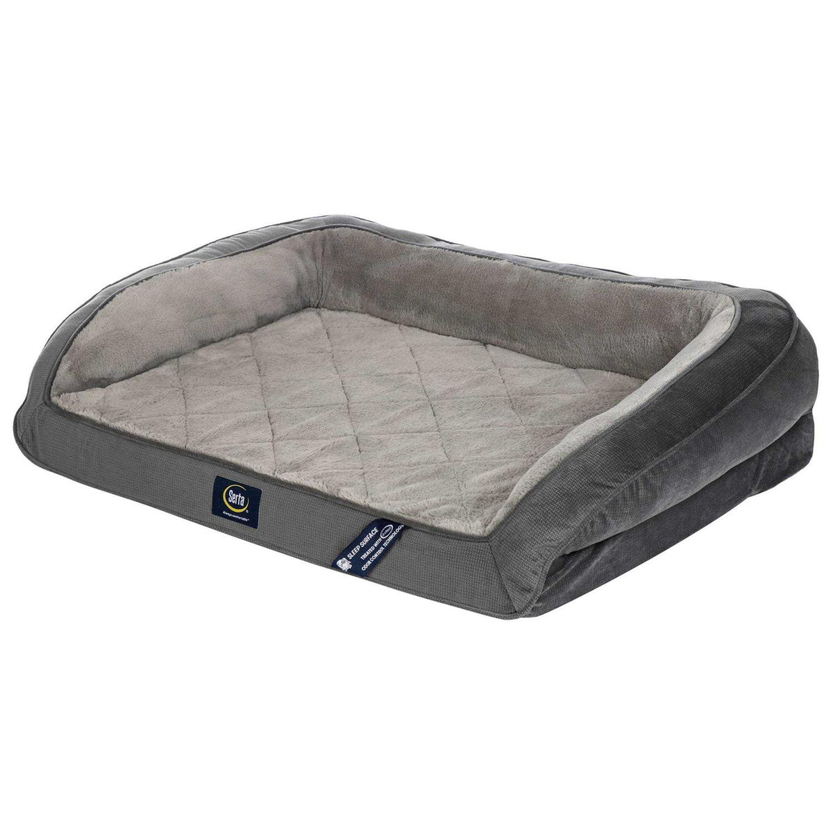 Quilted Gel Memory Foam Dog Bed G249