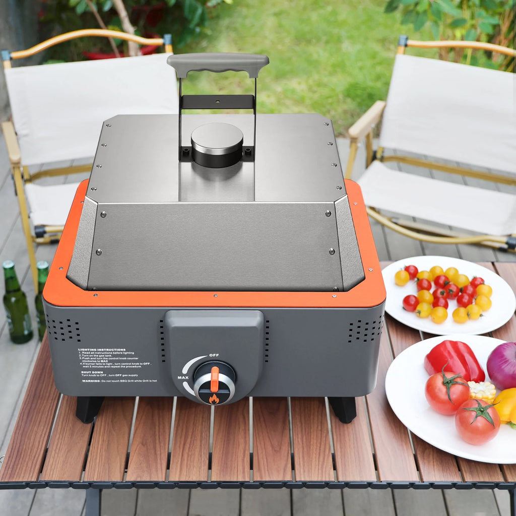 Portable Propane Grill with Gas Regulator & Adaptor B506
