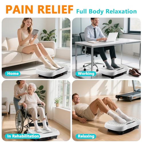 Vibration Plate Exercise Machine with 120 Speeds J82609
